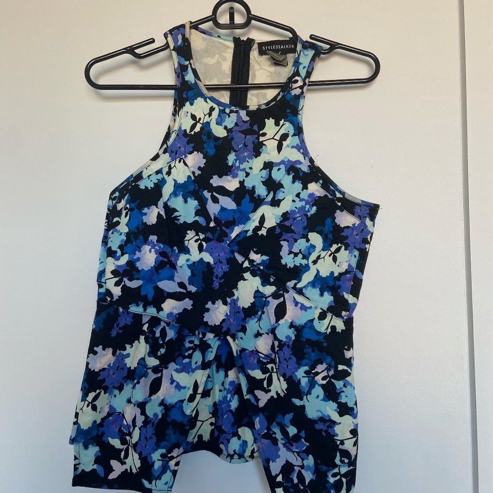 Stylestalker Multi Color Contour Top - UK Size 10, US Medium